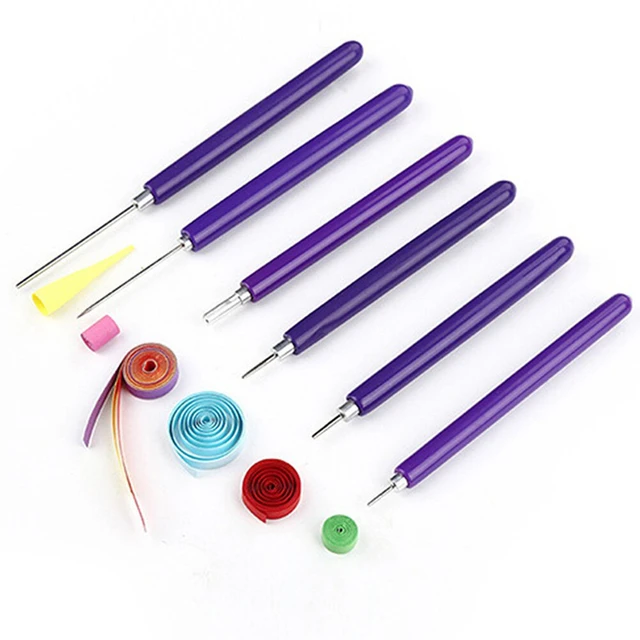 Scroll Wheel Paper Bead Roller Tool Quilling Pen Kit Slotted Kits Beginners  Crafts Supplies - AliExpress