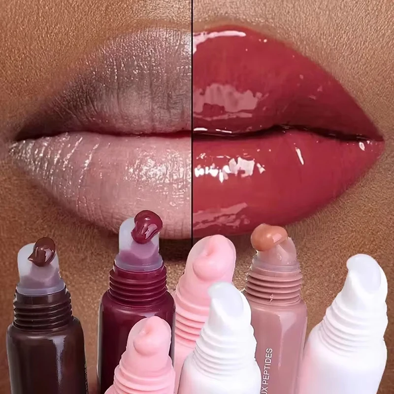 Lip Balm Phone Case Lip Gloss Moisturizing Liquid Lipstick Toast Espresso Raspberry Jelly Transparent Glaze