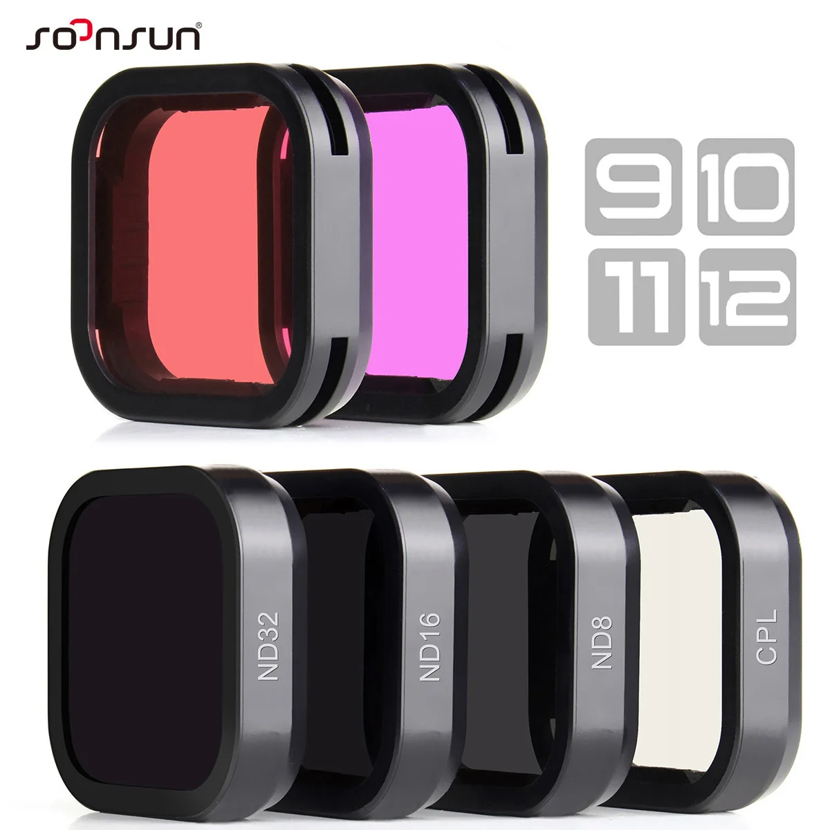 GoPro - GoPro hero9 media mod nd filter 他セット GoPro HERO 9/10/11/12/13 - 3 Filter ND Kit - GOPROHERO9NDKIT