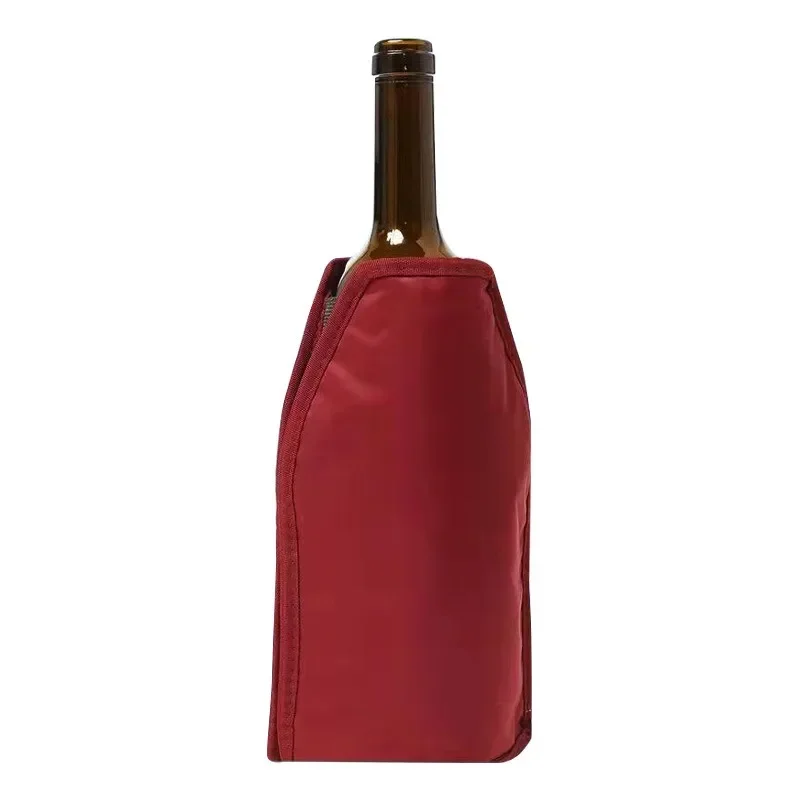 Wine Cooling Holder Ice Bag Jelly Picnic Beverage Nylon Wine Cooler Sleeve Soft Drink Rack Bar Tool Champagne Bottle Covers