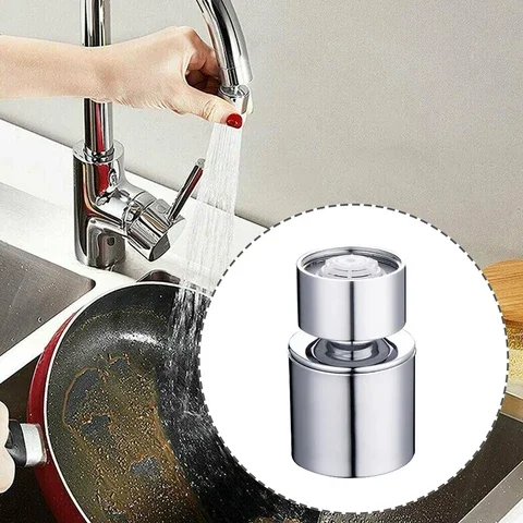 

Faucet Accessories Kitchen Water Saving 360° Rotate Tap Head Swivel End Diffuser Adapter Filter FM22 Sprayer Kitchen