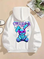 2025 Women's Pure Cotton Sweatshirt Hooded Sweatshirt Fashion Casual Pants Unique Print Plus Size Streetwear Hip-Hop Style