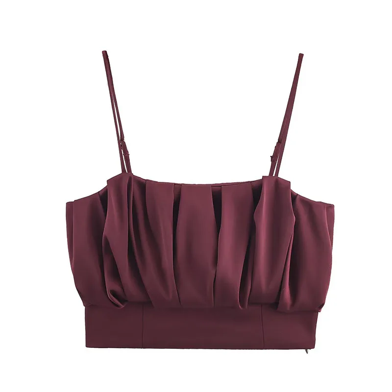 Chic Fashion Lantern Mini Skirts Two Piece Sets For Women 2025 New Sling Crop Tops Women's Suits New Elegant Woman Outfits ﻿ ﻿