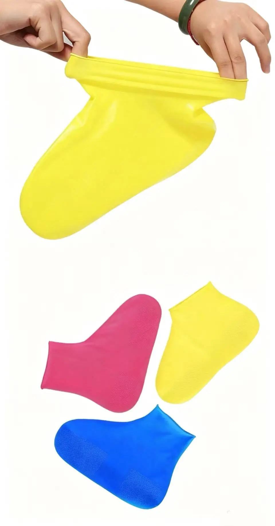 Durable Waterproof Non-Slip Silicone Shoe Covers