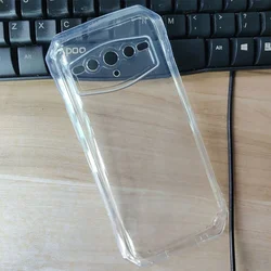 Durable Soft TPU Silicone Phone Case - Shockproof Protective Back Cover for Doogee S100Pro (Transparent)