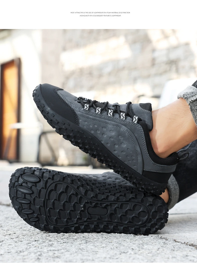 Mode Unisex Breitere Schuhe Atmungsaktive Mesh Männer Barfuß Breite zehen Schuhe Neue Wohnungen Weiche Null Tropfen Sohle Breiter Kappe turnschuhe Große Größe – Detail 38