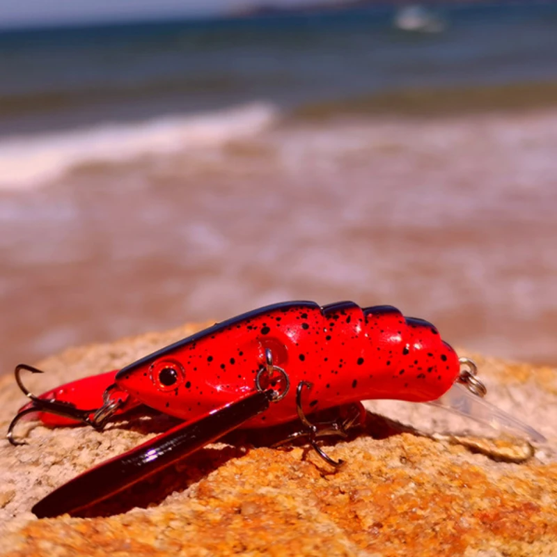 Leurre articulé craw premium avec hameçons aiguisés - appât réaliste pour plus de captures