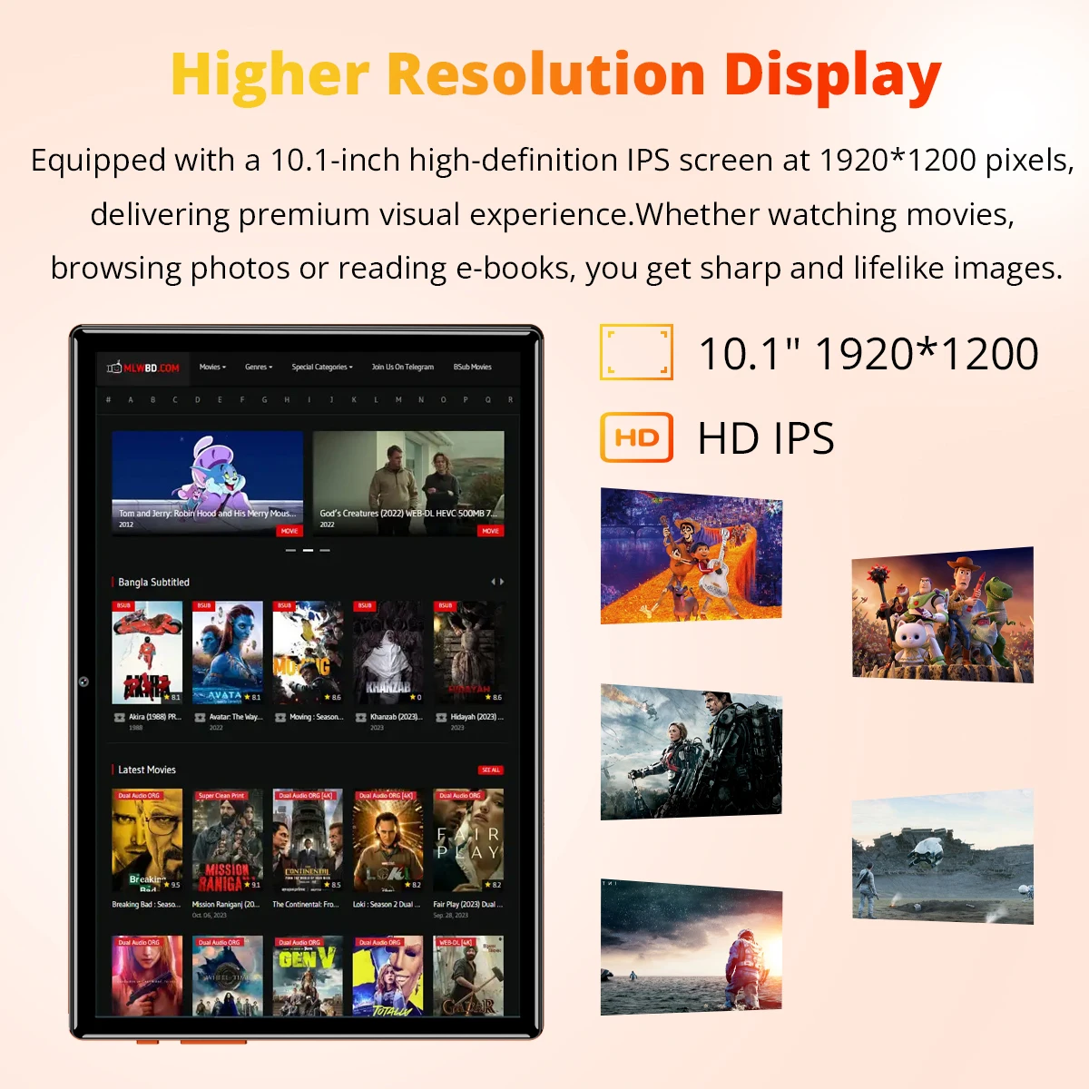 2026년 새롭게 업그레이드된 패드 10.1인치 4GB RAM 64GB ROM 4G 듀얼 SIM 네트워크 AI 속도 향상 태블릿 블루투스 WiFi 6000mAh