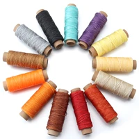 Polyester Flat Waxed Thread 150D 1mm – 50 Yards Leather Sewing Cord for Leathercraft, Bookbinding & Hand Stitching - Image 5