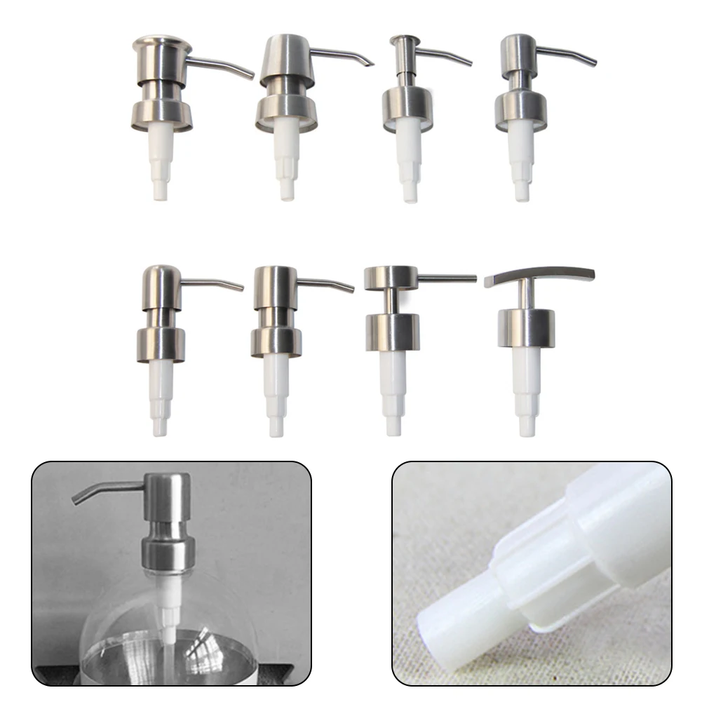 Lotion Bottle Dispenser Soap Dispenser Press Head 304 Stainless Steel for Shampoo Shower Gel 88x62mm Bathroom Accessories soap dispenser,soap pump,soap dispenser head,wall mounted dispenser,shower dispenser
