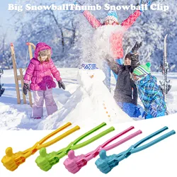 Fabricant de boules de neige en forme de pouce avec poignée, jouets d'extérieur, pour les combats de boules de neige, cadeaux pour enfants 