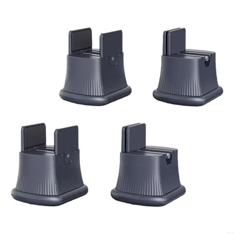 Packung mit 4 drehbaren Möbelbeinpolstern mit Kugellager für sanfte 360-Grad-Drehung und Höhenschutz B03E – Detail 4
