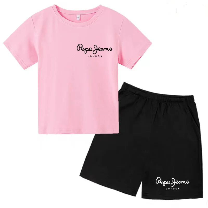 Kids' Tracksuit kids clothing set girls clothing set kids sports suit boys clothing set children sports suit boys tracksuits suit boys tracksuits Charming Creative Printed Boys Girls Pre-school 3-13t Shirt + Shorts Breathable Quick Drying Tracksuit