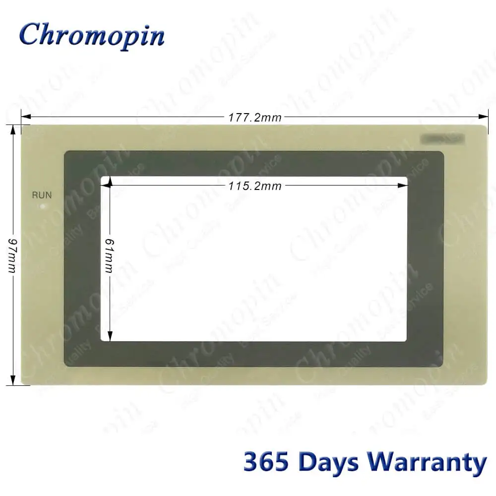 Стеклянная панель сенсорного экрана для OMROM NT21 ST121 E (art.: 7ac493c98) - 7ac493c98