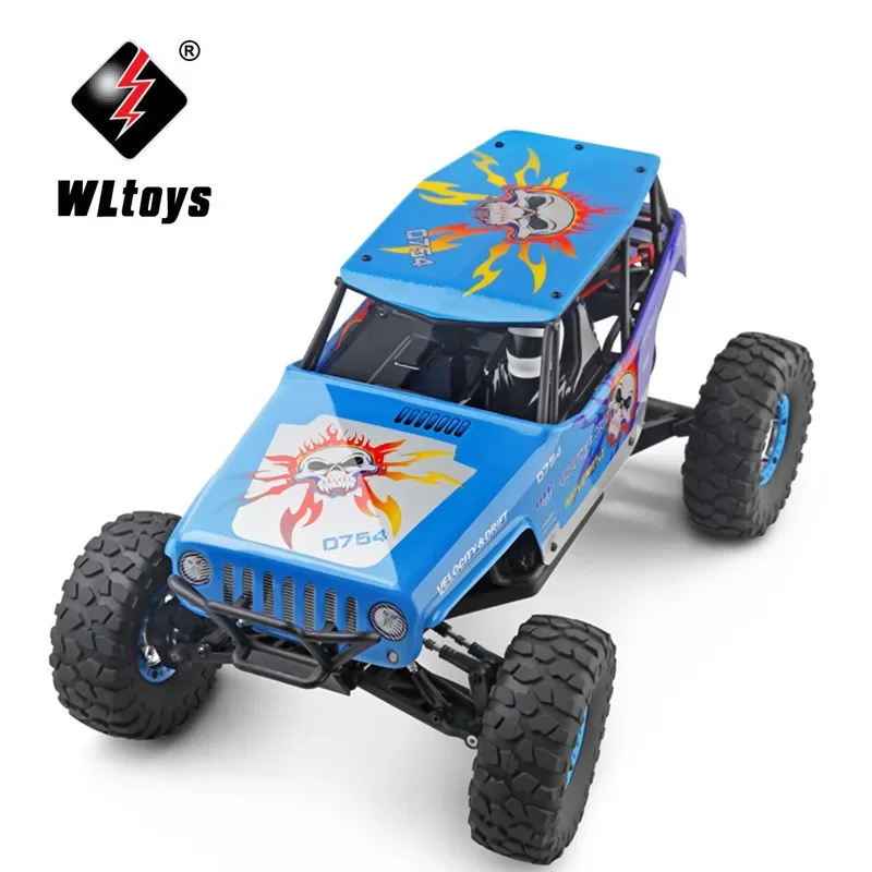 

1: 10 Full Scale High-speed Foot Climbing Vehicle 10428-a Ghost 2.4g Remote-controlled Four-wheel Drive Off-road Vehicle