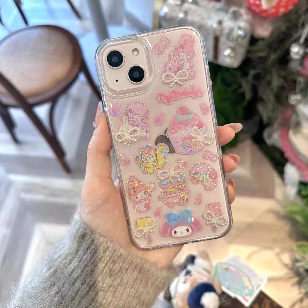 thumbnail image 1 of Sanrio-funda de teléfono de Hello Kitty, carcasa a prueba de golpes, Cinnamoroll, Kuromi My Melody, para Iphone 11, 12, 13, 14, 15, Mini Pro Max, X, Xs, Xr Plus, 1 of 5