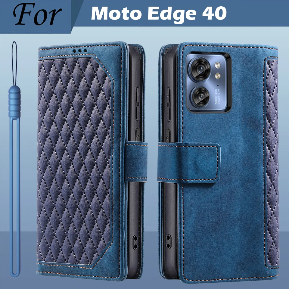Premium Flip Leather Wallet Case with Magnetic Closure and Card Holder