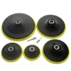 3/4/5/6/7inch Self Adhesive Disc And Drill Rod For Car Paint Care Polishing Pad Flocking Sandpaper Suction Cup Power Tools 5