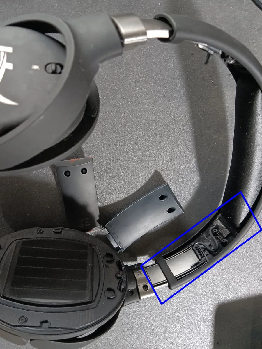 Repair Side Covers Slider Part KIT Loop for HyperX Cloud Orbit S Gaming Headset Compatible with Audeze Penrose Headphone