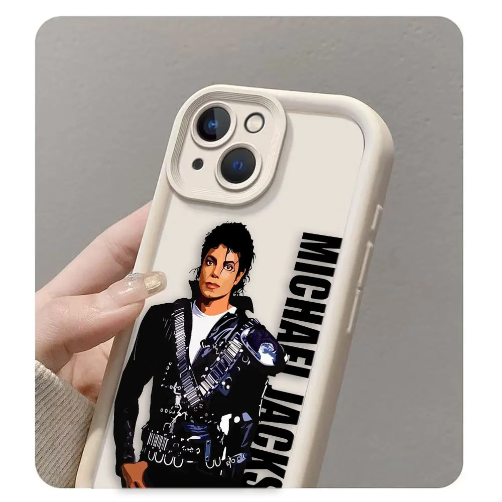 Stylish Michael Jackson Cover TPU Phone Case