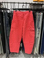 Personality Spring & Autumn Men's Jacquard Jeans Loosen Fit Wide Leg Y2K Pants Male's Baggy Streetwear New 2
