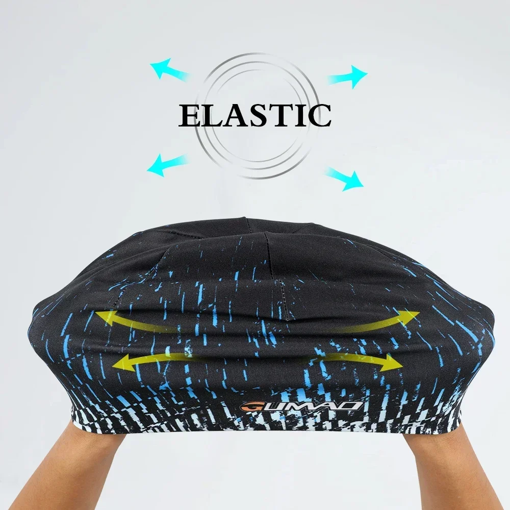 Winter Double-layer Fabric Running Print Beanies Bicycle Hat Tennis Hiking Workout Ski Cycling Snowboard Stretch Cap Men Women winter hats winter cycling cap sports hat