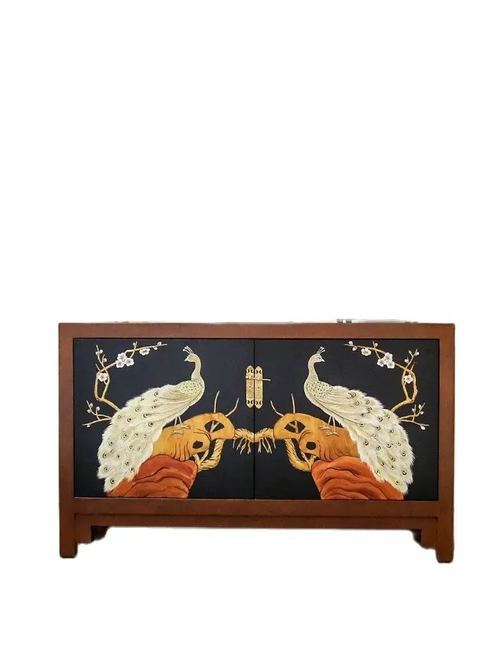 モダンで豪華な、新しい中国のサイドボード、アメリカンレトロな塗装の