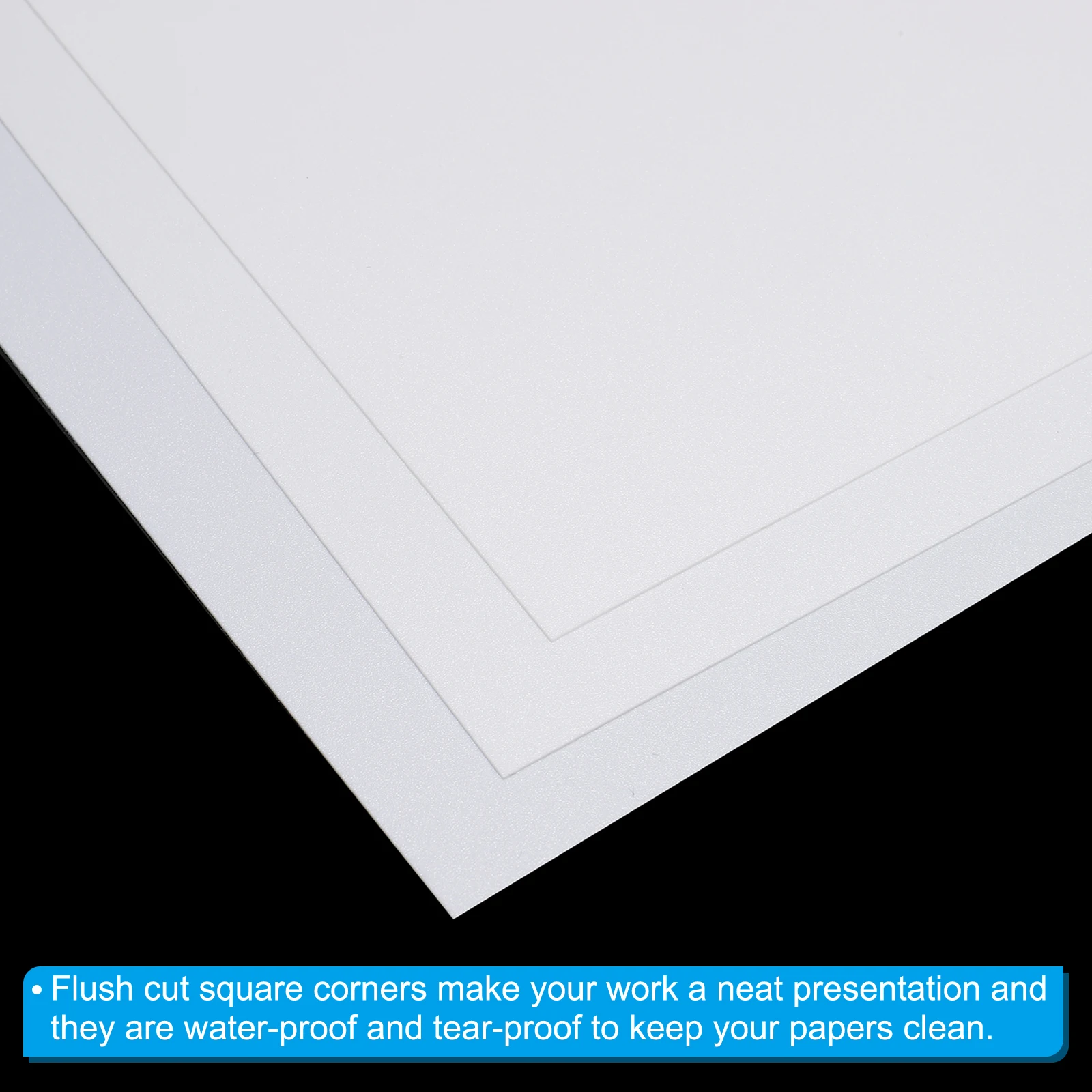 20 Mil Clear PVC Binding Covers Front View Protector Un-Punched A4 Letter Size 10/20Pcs for Presentation Report Paper Document