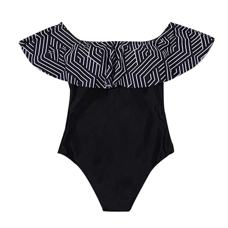

2023 New Black One Piece Swimwear Women Swimsuit Vintage Bathing Suit Bikini Set Push Up Swimming Suit Bikini