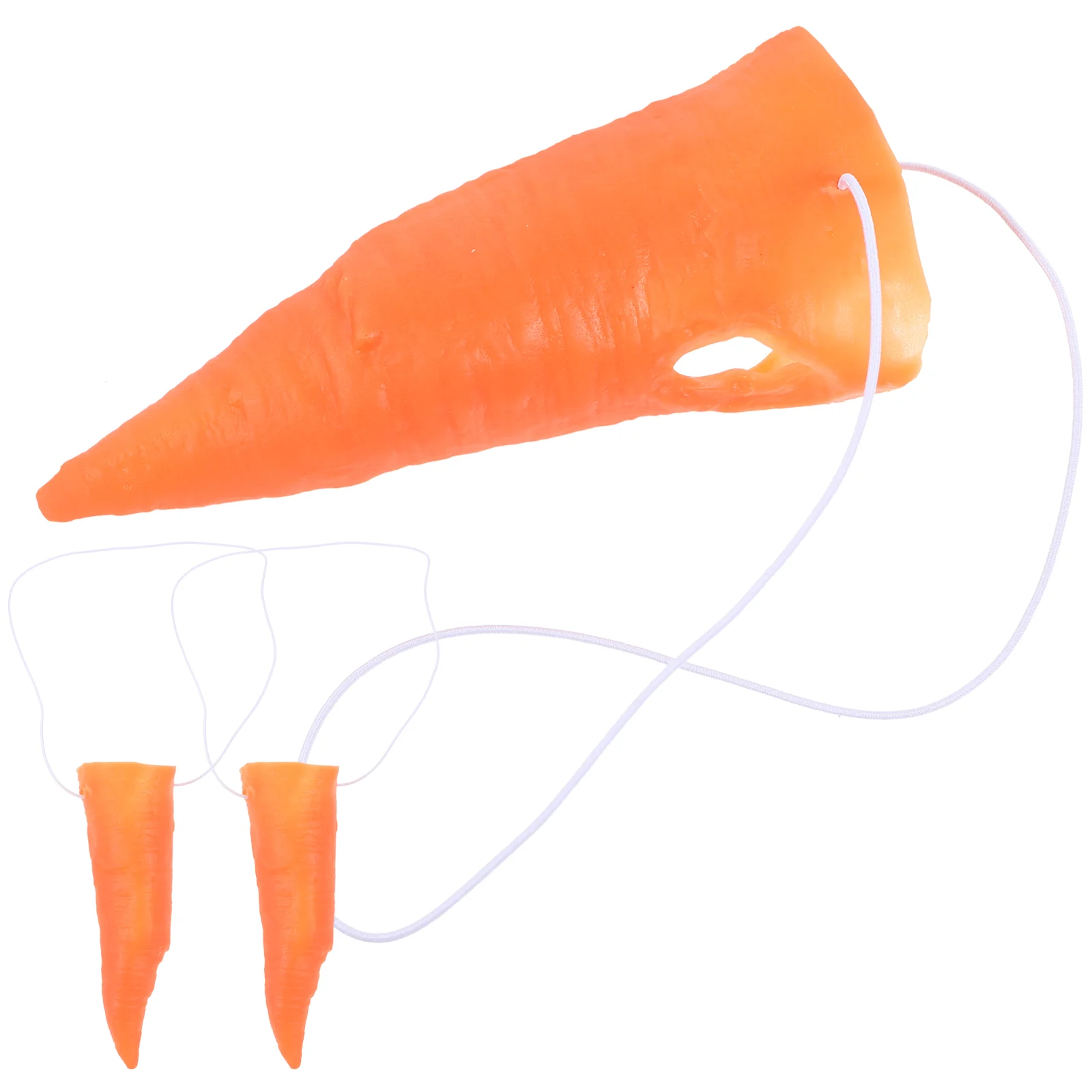 

3 Pcs Carrot Nose Snowman Decorating Prop Cosplay Decorsnowman Replaceable Christmas Props Vinyl