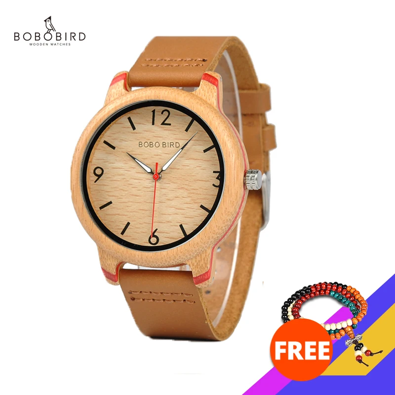 

BOBO BIRD Men's Watches Wood Man watch For Men Wristwatches Male Wrist Wooden Watch Timepiece Custom Anniversary Gift Dropship