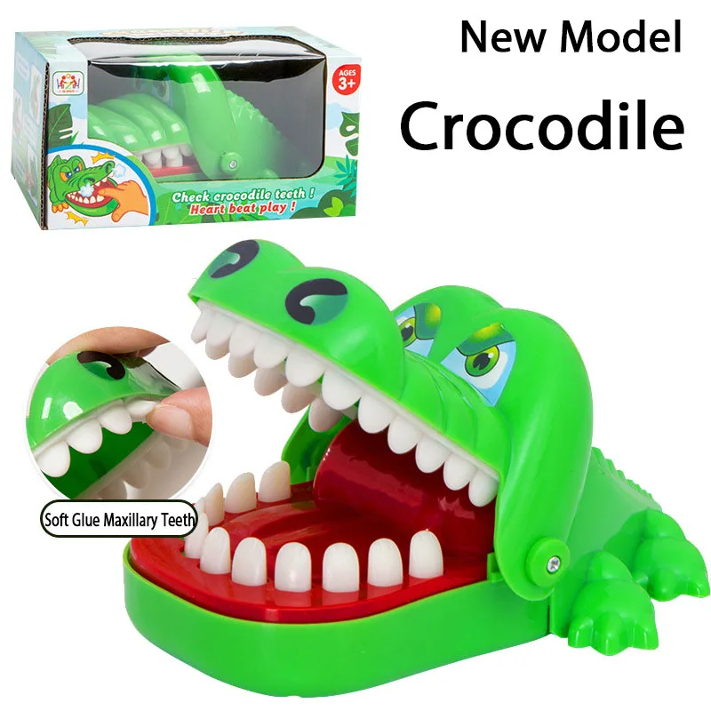 Crocodile Bite Finger Toy Electric Shark Extract Tooth Family Games Vicious Dog Biting Hand Toy Mouse Children Spoof Props crocodile toys prank toys joke toys parent child interactive toy childrens toys
