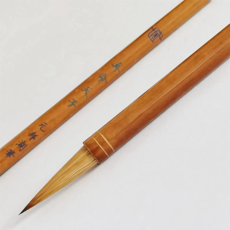 Hochwertiger Kalligrafie-Pinsel für gemischte Haartypen, mittelgroßer Pinsel für reguläre Schrift, professioneller Pinsel für laufende Kursivschrift, chinesischer Pinsel, Kunstbedarf – Detail 10