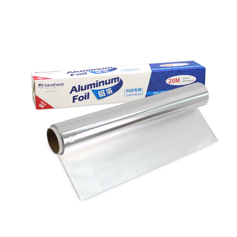 

Biosharp Research Special Thickened Aluminum Foil 15um30cm*20m/120m Experimental Research Tin Foil Shade Seal