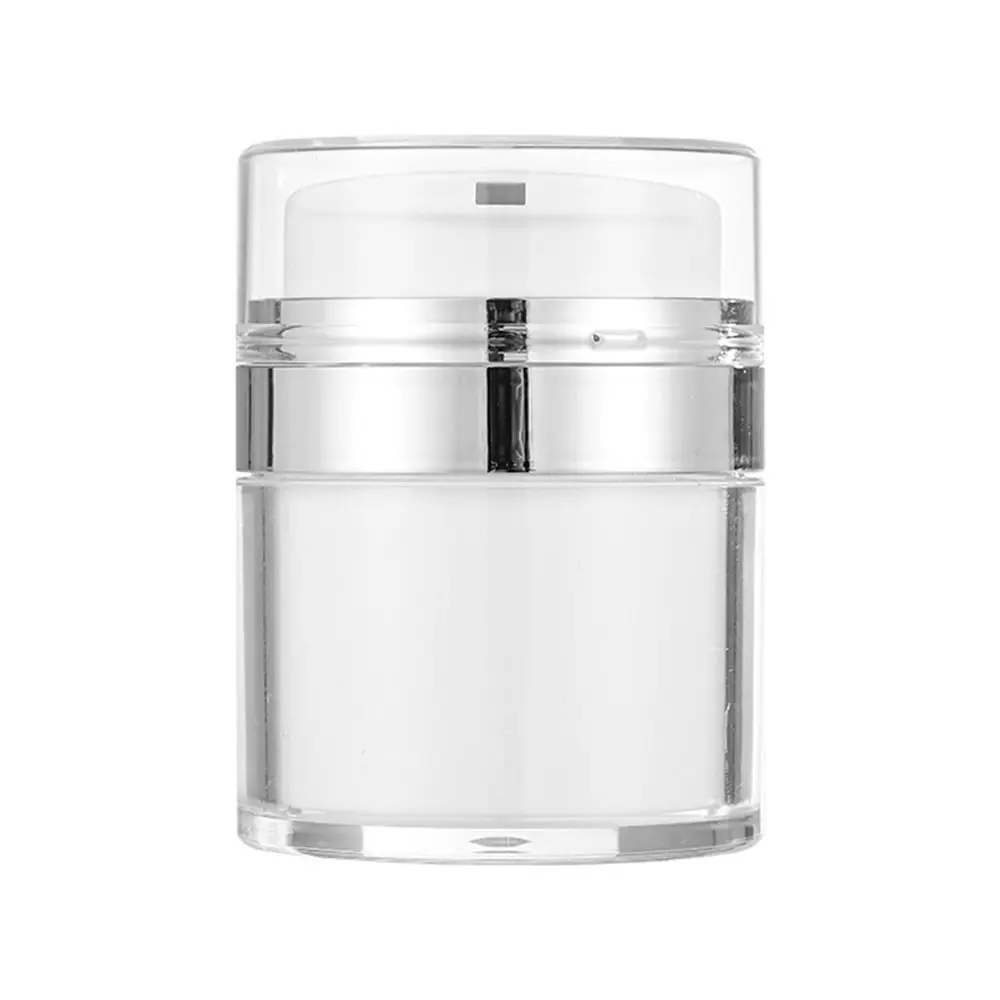 thumbnail image 1 of 15/30/50/100ml Press-On Makeup Sub-Bottling Acrylic Vacuum Cream Bottle Lotion Face Creams Travel Refillable Empty Cosmetic Box, 1 of 4