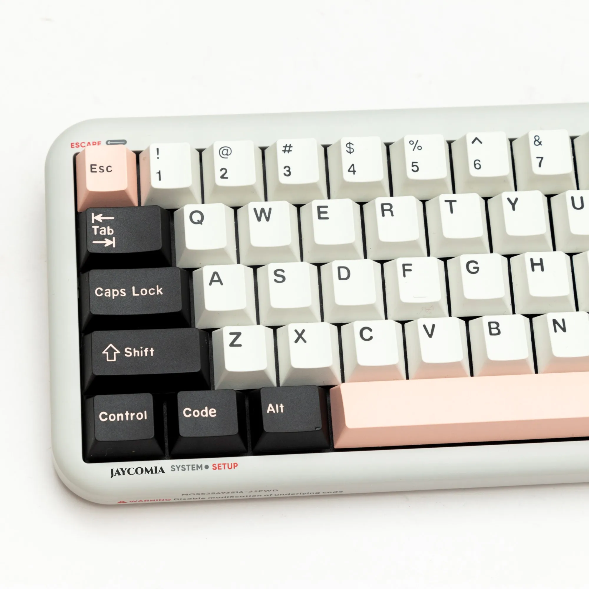Gmk Olivia-teclado Mecânico para Jogos Pbt Tiro Duplo Perfil Cereja Preto Branco Conjunto de 61 Teclas Interruptores mx 173 Teclas Alice - Imagem 2