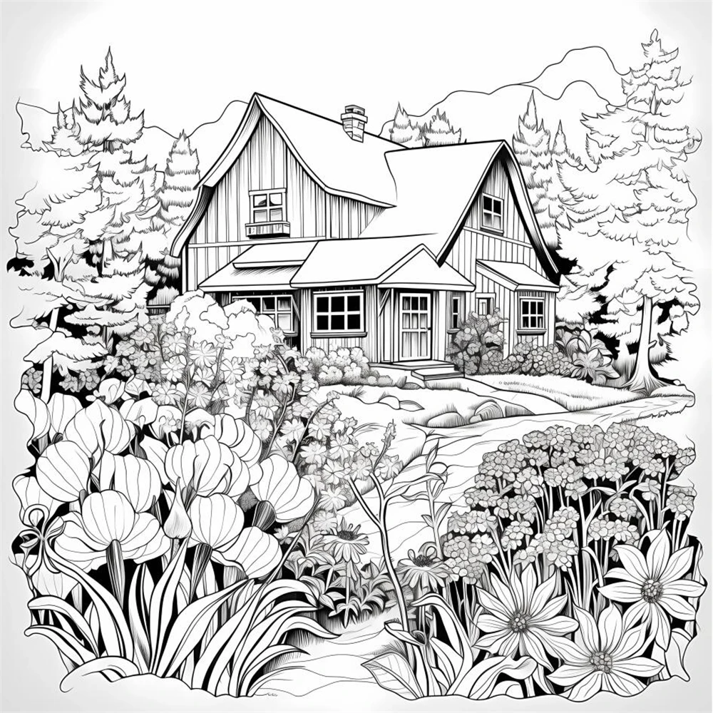 1pc Art Coloring Book 22 Page Coloring Books Gift For Birthday Party Relieve Stress Kill Time Graffiti Painting Drawing Art Book 6
