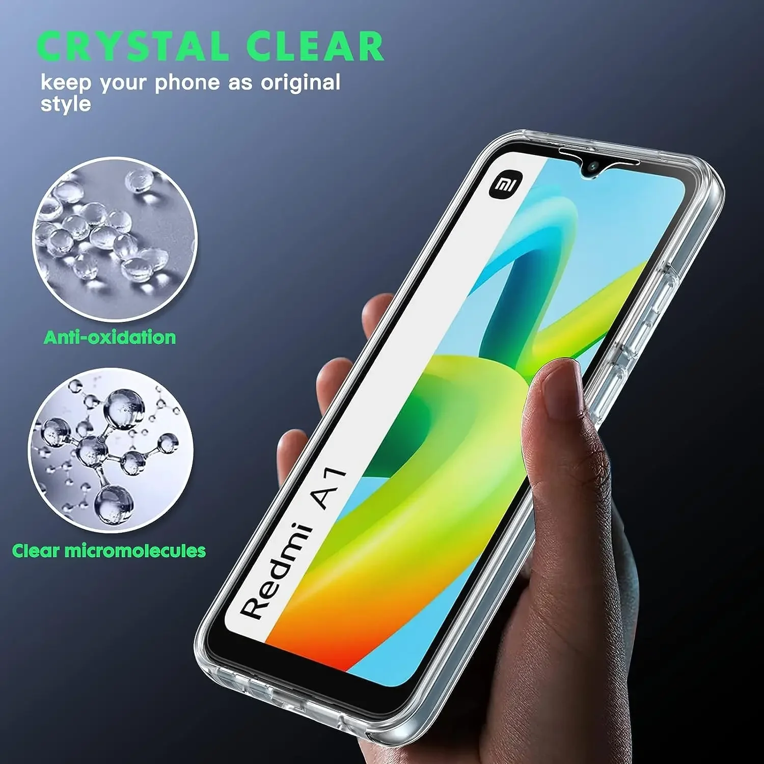 Ultimate 360° Full Body Shockproof Transparent Phone Case - Double-Sided PC Hard Cover