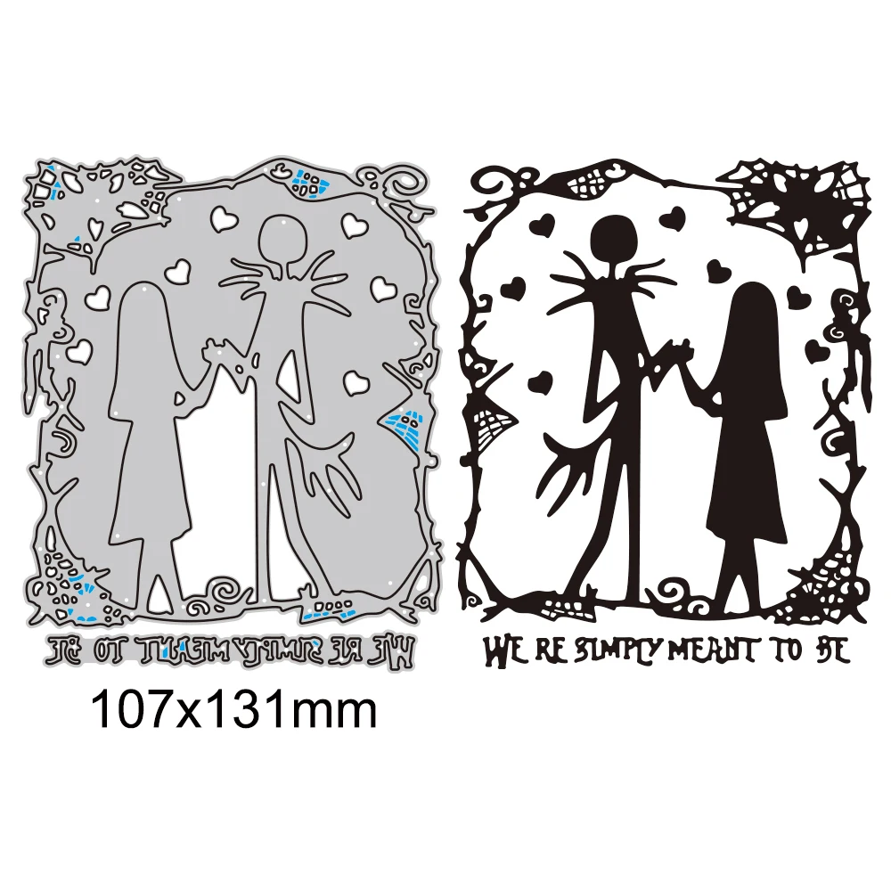 thumbnail image 1 of Troqueles de corte de Pesadilla antes de Navidad de Disney, troqueles de Halloween para hacer álbumes de recortes, tarjetas de papel, manualidades, novedad de 2023, 1 of 5