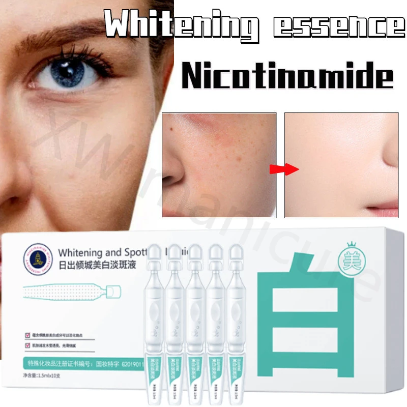 

Facial Whitening Essence Brightening and Hydrating To Improve Dark Yellow Fine Lines and Spots Nicotinamide Stock Solution