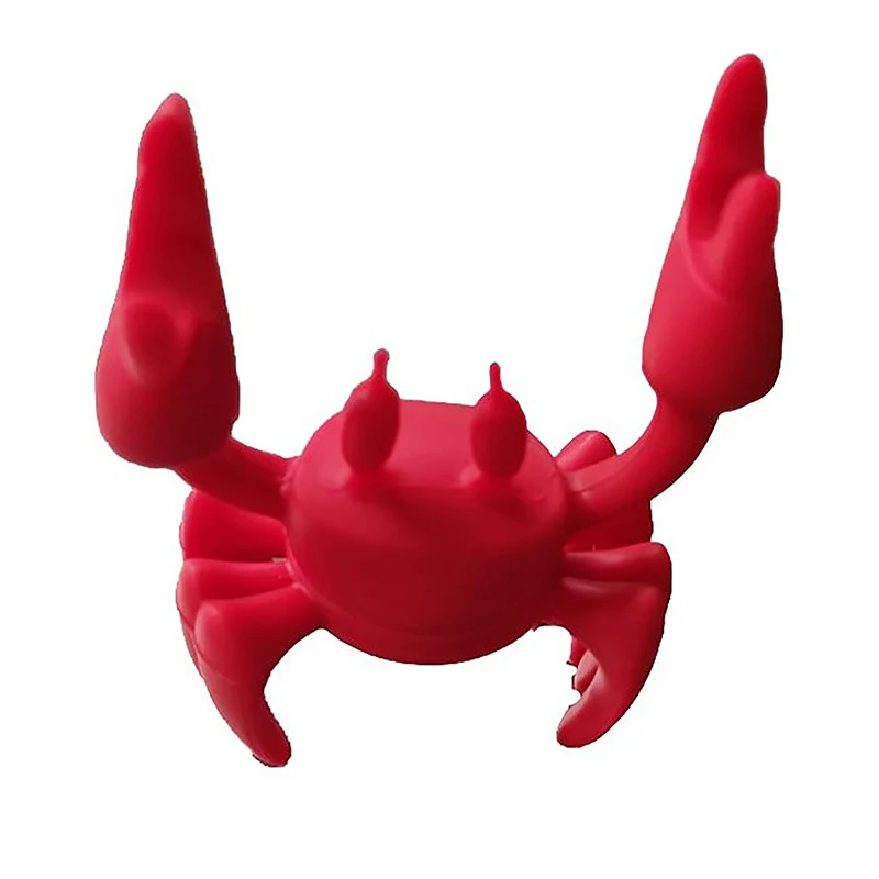 Couverts en silicone de crabe rouge pour cuisinière T1, support de