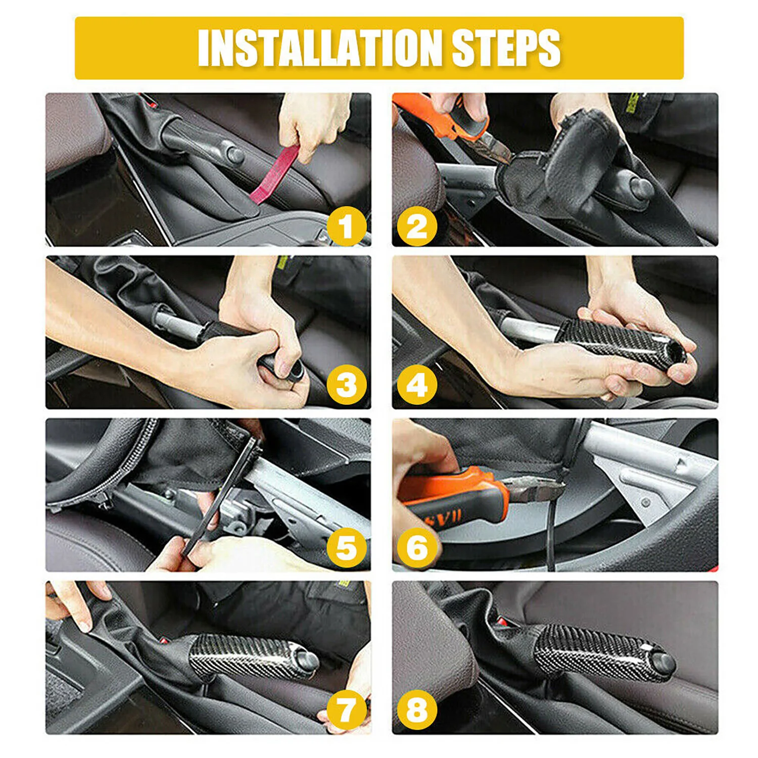 1pc Hand Brake Handle Protect Cover Stick 47115-SNA-A82Z 47125SNAA82ZA 47115SNAA82ZB for Honda Civic 2006-2011 Left-hand Driving