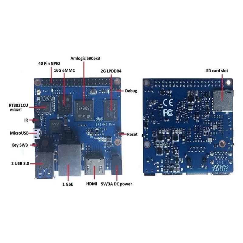 ٳ  BPI-M2 Pro Amlogic S905X3   ǻ  Ʈ Ȩ  Ʈ  NAS 