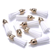  iYOE 10/20/30pcs 2cm Multicolor Cotton Tassels Sewing Curtain Trim Fringe Accessories Mini Tassel For DIY Keychain Earring 