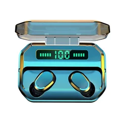 Écouteurs sans fil Bluetooth 5.0, pour Smartphones Android et IOS, casque d'écoute stéréo HiFi étanche, 2200mAh, pour le sport 
