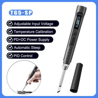 T65-SP 90W Digital Handheld Soldering Iron 150-450 ℃ Temperature Setting PD+DC Dual Power Fast Heating Soldering Iron 1