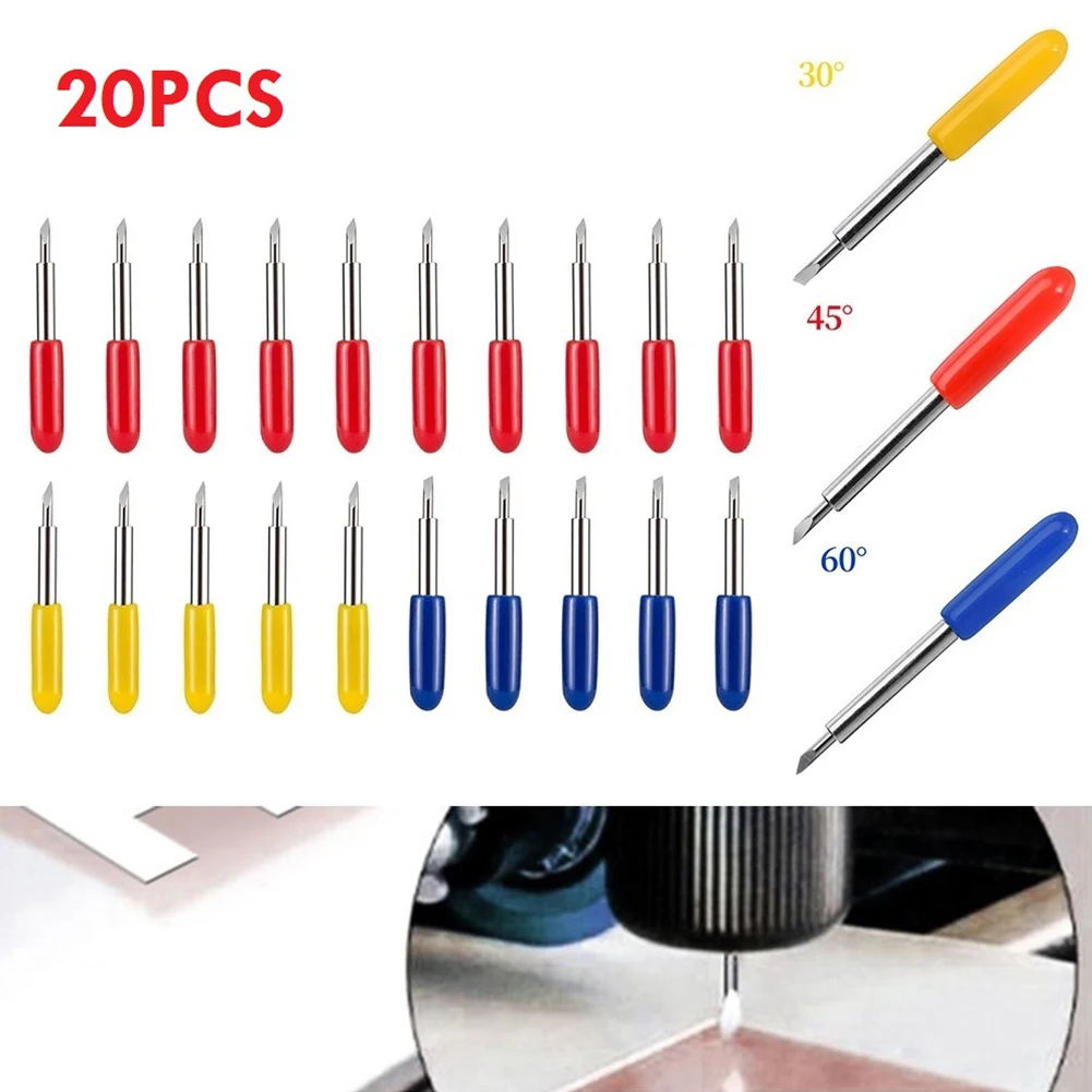 15pcs 30 Degree Mimaki Cricut Cutting Plotter Vinyl Cutter Knife Blades -  Printer Parts - AliExpress