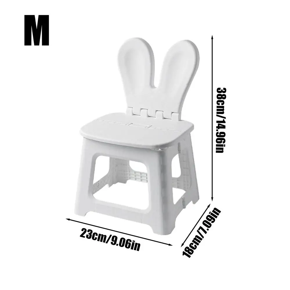 Folding Step Stool Cute Animal Kids Folding Chairs With Back Support Thickened Seat Furniture Home Shoe Changing Chair For Home