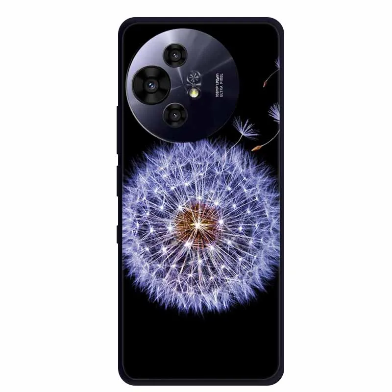 Black Silicone Protective Back Cover - Stylish and Durable Bumper Coque for TCL 50 Pro NxtPaper 5G