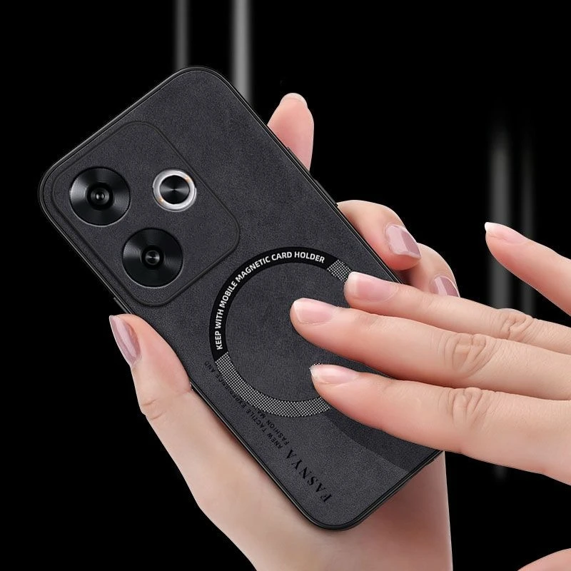 Luxury Leather Magnetic Phone Case - Shockproof Bumper